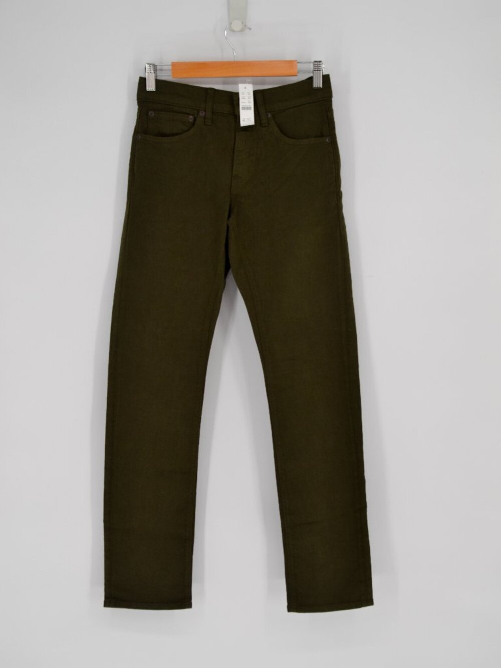J. Crew 484 Slim Fit Pant Olive Green 28x32 NWT - Picture 2 of 9
